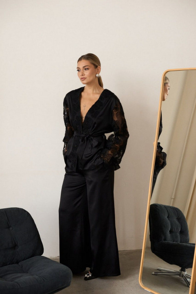 Брюки, жакет AMUAR 1087 черный - фото 5