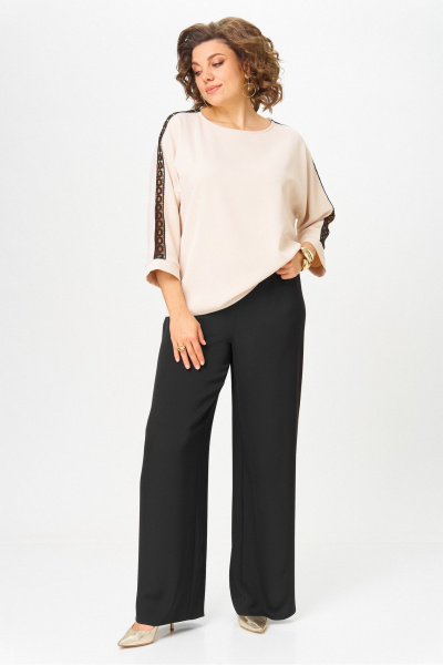 Блуза Rumoda 2274_дл_бежевый - фото 10