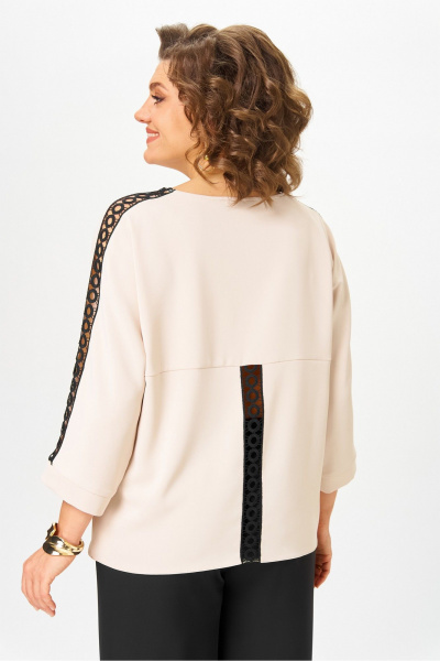 Блуза Rumoda 2274_дл_бежевый - фото 8