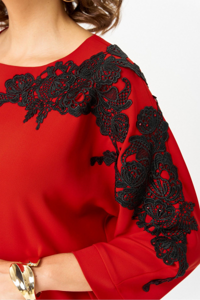 Блуза Rumoda 2277_дл_красный - фото 7