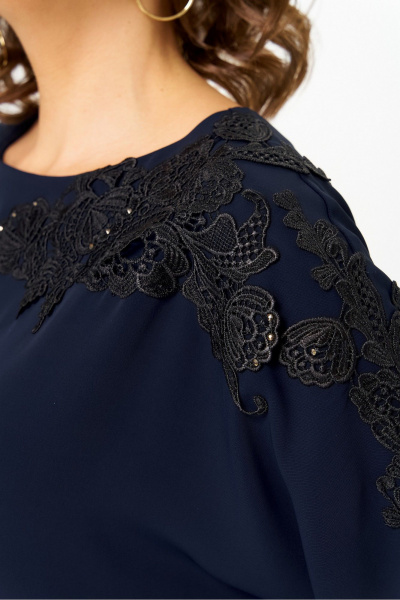 Блуза Rumoda 2277_дл_синий - фото 7