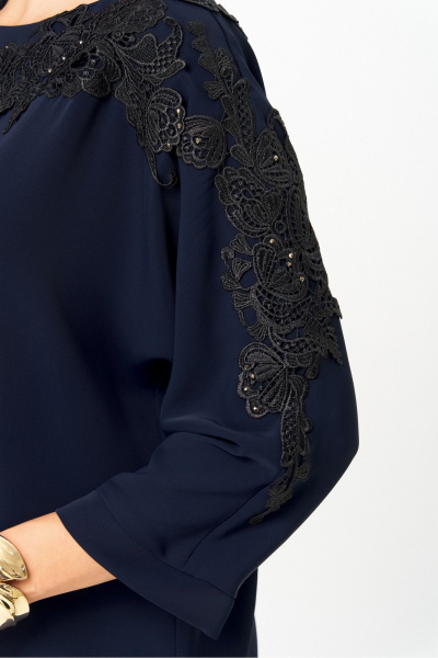 Блуза Rumoda 2277_дл_синий - фото 6