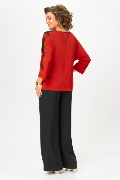 Блуза, брюки Rumoda 2278_дл_красный-черный - фото 11