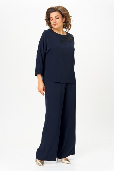 Блуза, брюки Rumoda 2278_дл_синий - фото 8