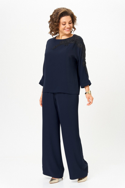 Блуза, брюки Rumoda 2278_дл_синий - фото 6