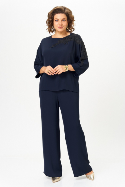 Блуза, брюки Rumoda 2278_дл_синий - фото 5