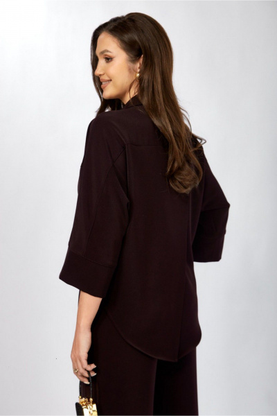 Блуза, брюки ZigzagStyle 559-2 темная ежевика - фото 6