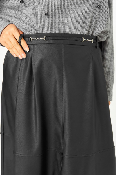 Юбка Andina city 1022-25 черный - фото 6