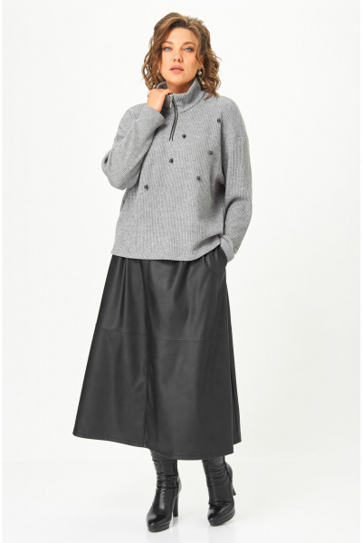 Джемпер Andina city 3016-25 серый - фото 2