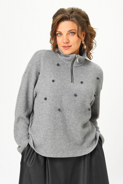 Джемпер Andina city 3016-25 серый - фото 1