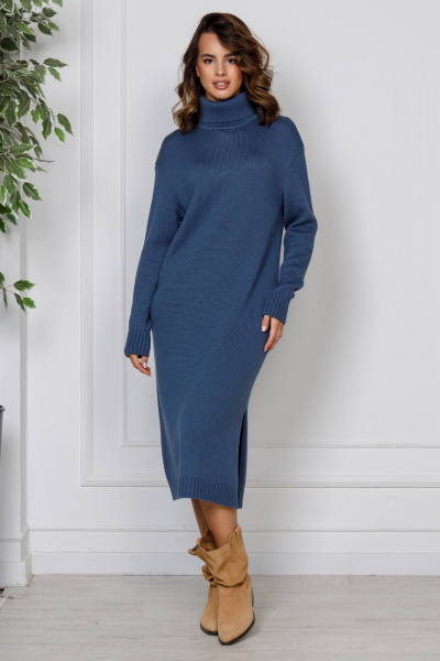 Платье Romgil РВ0134-ШЕ5 индиго - фото 10