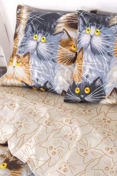 Наволочка, пододеяльник, простыня АРТПОСТЕЛЬ 500 муррито - фото 5