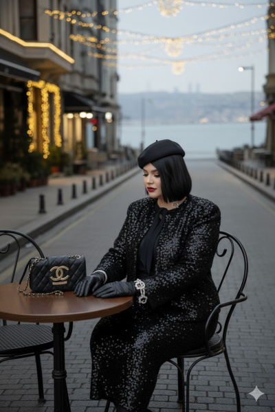 Блуза, жакет, юбка Vittoria Queen 27593 черный - фото 6