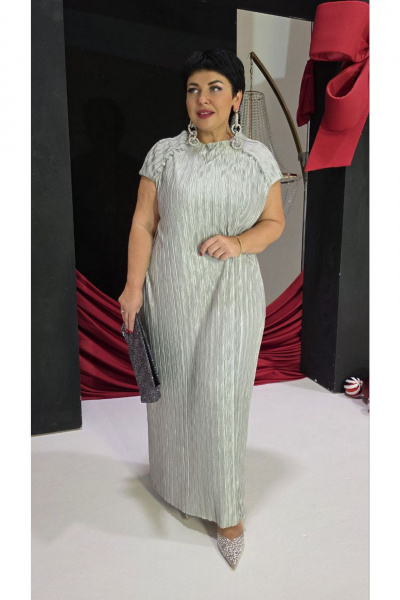 Платье Vittoria Queen 28513/2 серый - фото 7