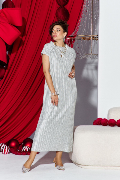 Платье Vittoria Queen 28513/2 серый - фото 1