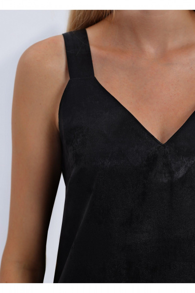 Блуза Полинушка 153Б черный - фото 4