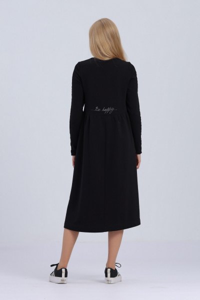 Платье Полинушка 645/1 черный - фото 3