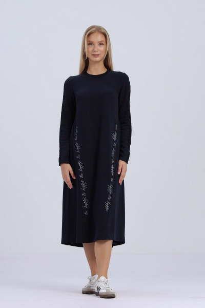 Платье Полинушка 645/2 синий - фото 1