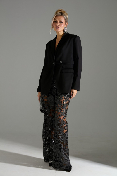 Брюки, жакет LM К43040 черный - фото 1