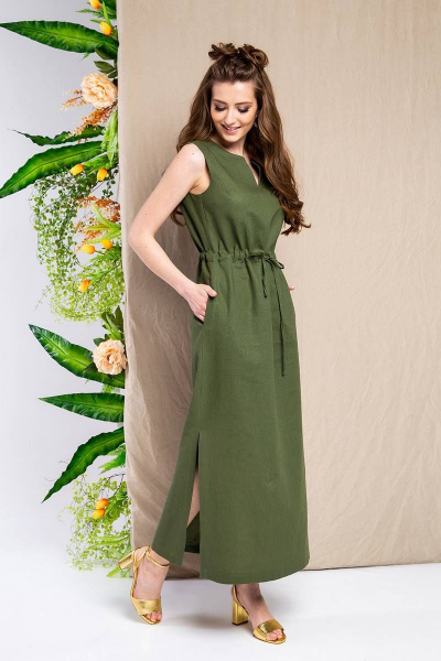 Платье Daloria 1650 зеленый - фото 4