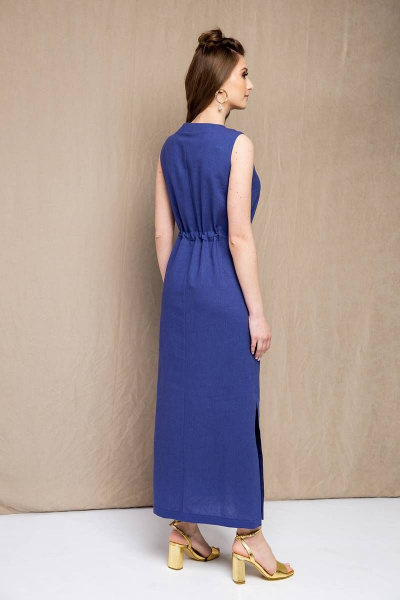 Платье Daloria 1650 синий - фото 3