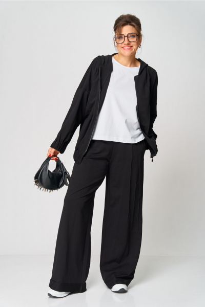 Худи GRATTO 4247 черный - фото 2