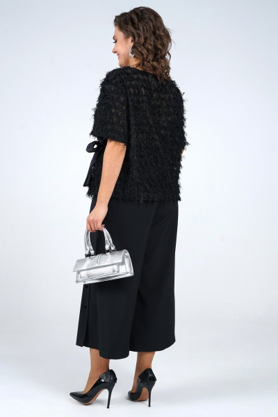 Блуза, брюки Alani Collection 2464 черный - фото 6