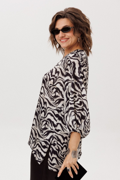 Блуза Anelli 1665 загадка_линий - фото 10