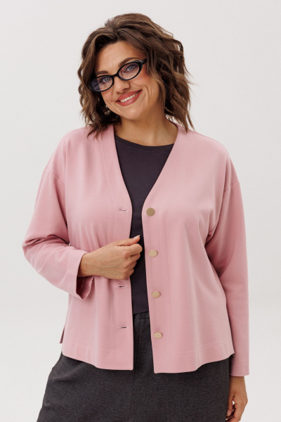 Жакет Anelli 1661.1 розовы_закат - фото 10