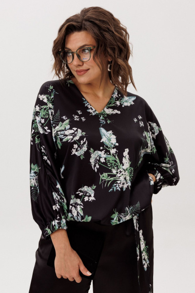 Блуза Anelli 1662 цветы_ночного_сада - фото 7
