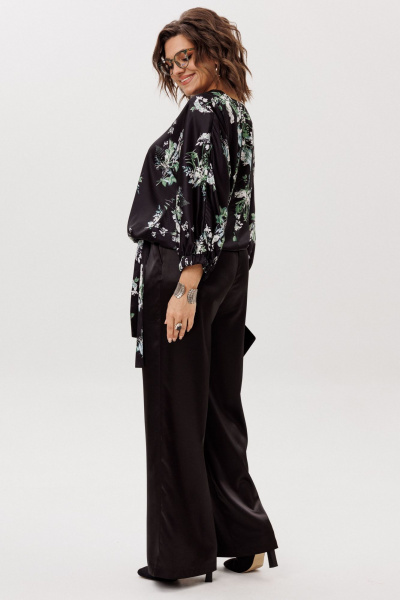 Блуза Anelli 1662 цветы_ночного_сада - фото 5