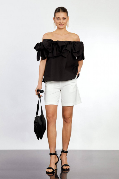 Топ Rivoli 2467 черный - фото 6