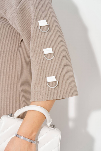 Платье Liliana 1485 капучино - фото 8