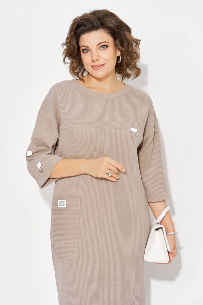 Платье Liliana 1485 капучино - фото 3