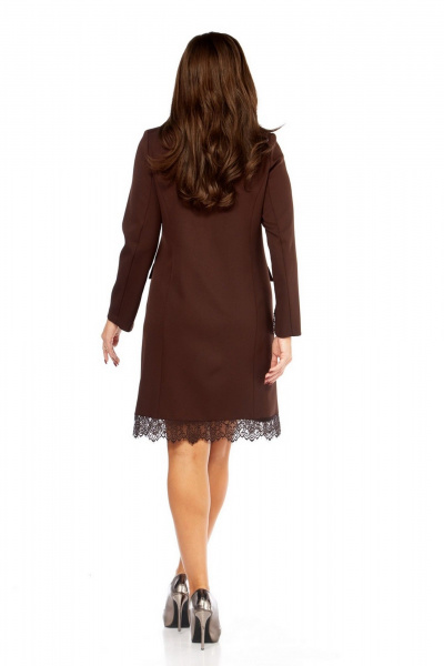 Платье Милора-стиль 1413 шоколад - фото 5