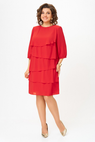 Платье DaLi 4627 красное - фото 1
