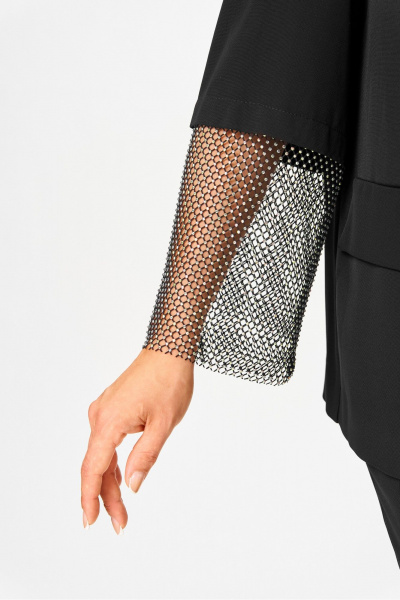 Брюки, жакет, топ DaLi 7064 чёрный - фото 6