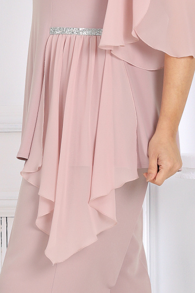 Блуза, брюки Ninele 7512 пудра - фото 9