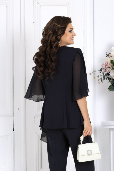 Блуза, брюки Ninele 7512 синий - фото 10