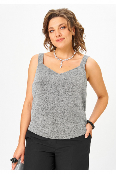 Брюки, жакет, топ Твой имидж 2302 черный - фото 7