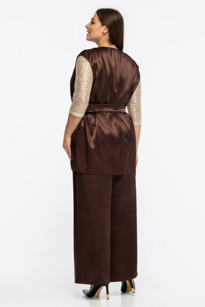 Жилет Avila 1008 коричневый - фото 2