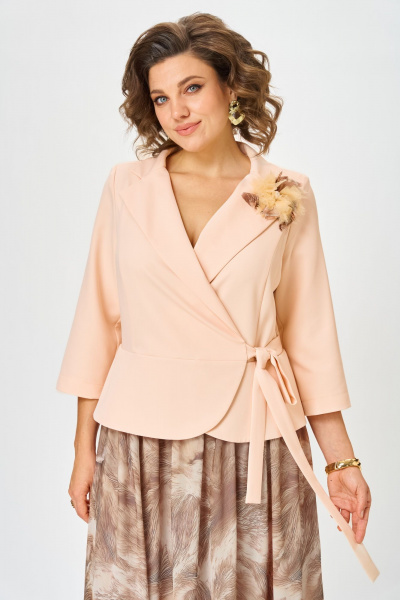 Платье Bonna Image 922/15 бежевый - фото 9