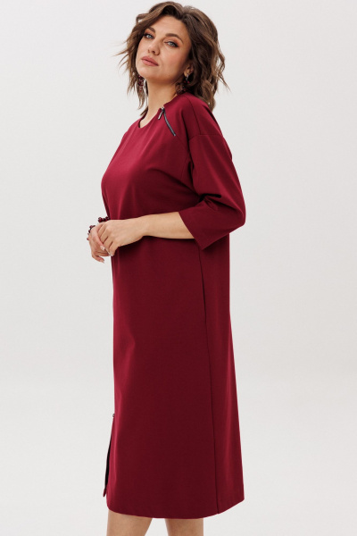 Платье Anelli 58 гранатовый_закат - фото 4