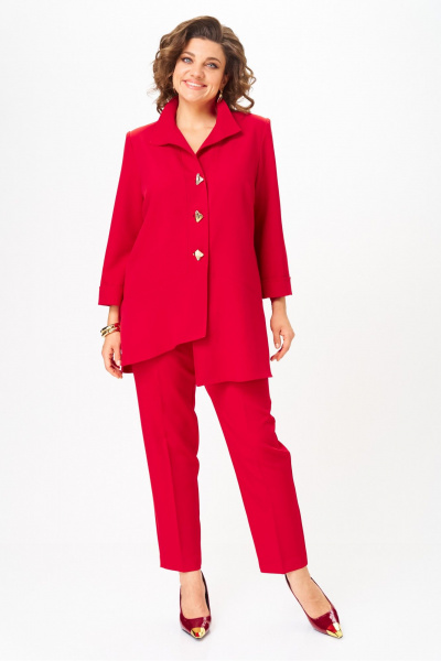 Брюки, туника Vilena 1110 красный - фото 15