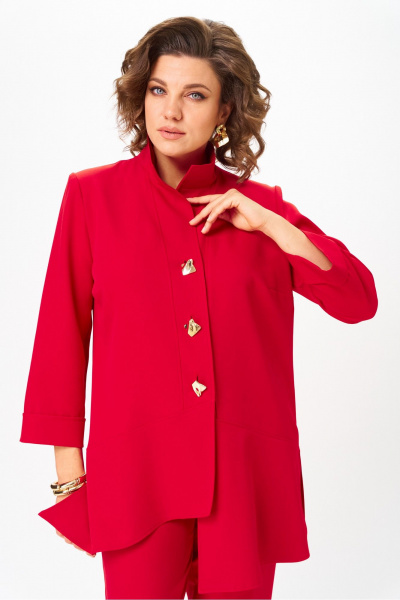 Брюки, туника Vilena 1110 красный - фото 7