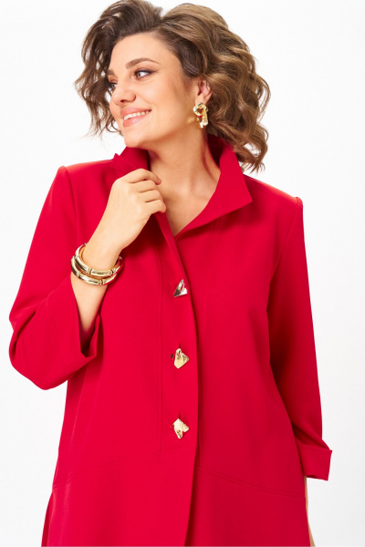 Брюки, туника Vilena 1110 красный - фото 5