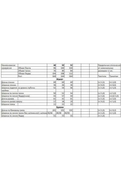 Блуза, брюки Bonna Image 455/4 серый - фото 4