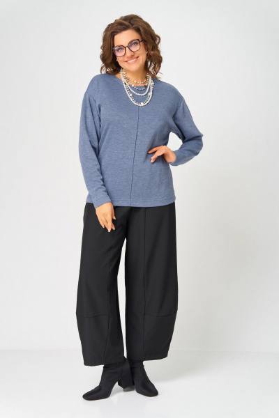 Джемпер Bliss 4234 стальной_синий - фото 4