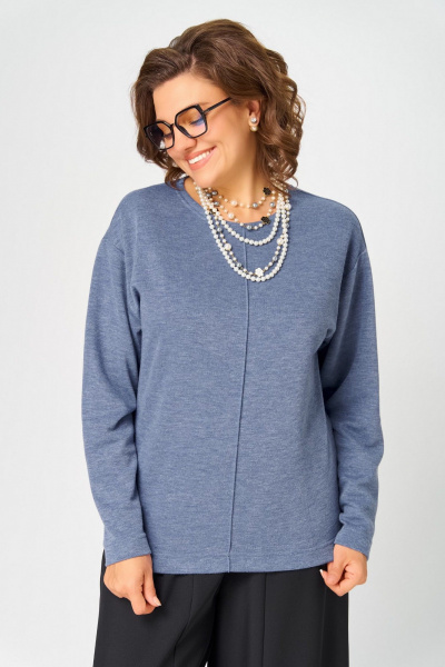 Джемпер Bliss 4234 стальной_синий - фото 2