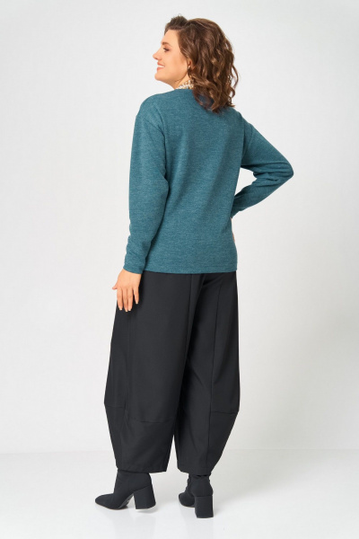 Джемпер Bliss 4234 изумрудный - фото 4